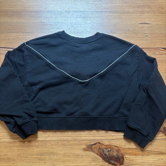 Monat Gear black cropped logo crew sweatshirt SIZE 2XL - Picture 5 of 5